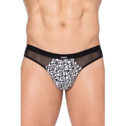 String imprimé noir et blanc New Look