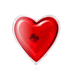 Coeur chauffant pour massage réutilisable 