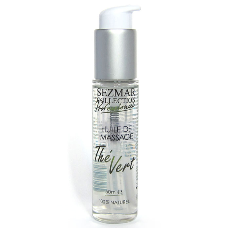 Huile de massage professionnelle Thé Vert 100% naturelle 50 ml 