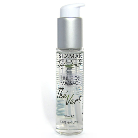 Huile de massage professionnelle Thé Vert 100% naturelle 50 ml 