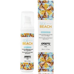 Huile de massage chauffante comestible Sex On The Beach 