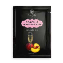 Dosette huile de massage pêche vin pétillant 10 ml 