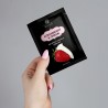 Dosette 2 en 1 Lubrifiant et huile de massage fraise à la crème chauffant 10 ml 