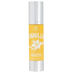 2 en 1 Lubrifiant et huile de massage vanille chauffant