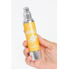 2 en 1 Lubrifiant et huile de massage vanille chauffant