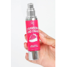 2 en 1 Lubrifiant et huile de massage fraise à la crème chauffant
