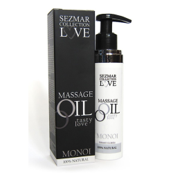 Huile de massage comestible 100% naturelle monoï 100ml 