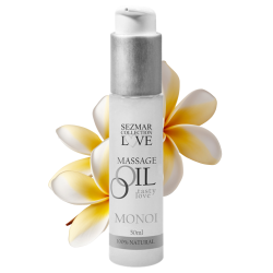 Huile de massage 100% naturelle monoï 50ml 