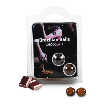 Boules de massage Brésiliennes chocolatées 