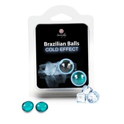 Boules de massage Brésiliennes effet fraîcheur 