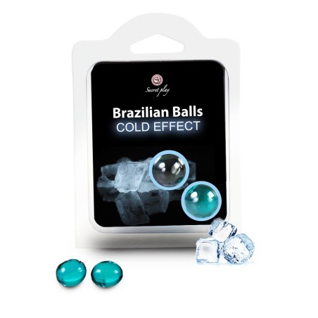 Boules de massage Brésiliennes effet fraîcheur 