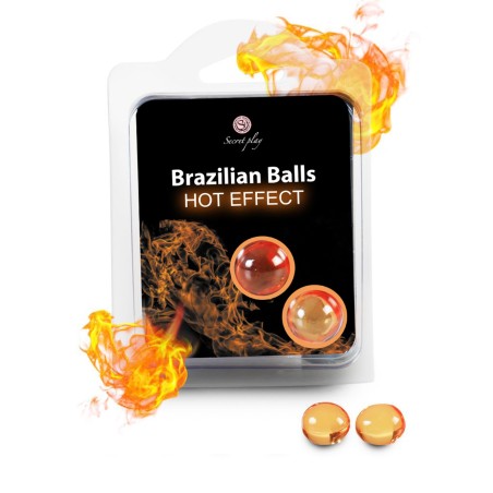 Boules de massage Brésiliennes effet chaleur 