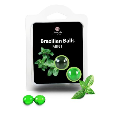Boules de massage Brésiliennes menthe 