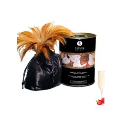 Poudre de massage corporelle comestible vin pétillant fraise 228grs 