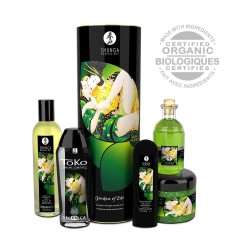 Coffret bio plaisir massage lubrifiant sels de mer 