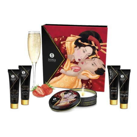 Coffret de Geisha vin pétillant à la fraise 