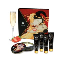 Coffret de Geisha vin pétillant à la fraise 
