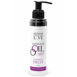 Huile de massage comestible Fruit de la passion 100ml 100% naturelle