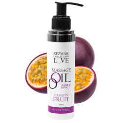 Huile de massage comestible Fruit de la passion 100ml 100% naturelle