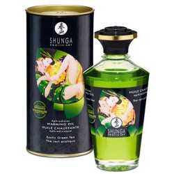 Huile chauffante bio thé vert comestible 100ml 