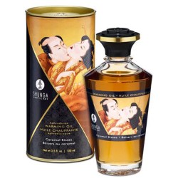 Huile chauffante caramel comestible 100ml 