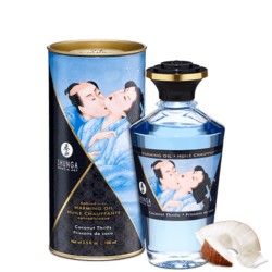 Huile chauffante noix de coco comestible 100ml 
