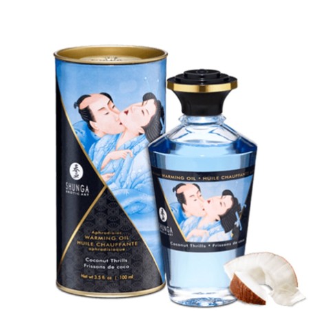 Huile chauffante noix de coco comestible 100ml 