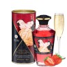 Huile chauffante fraise vin pétillant  comestible 100ml 