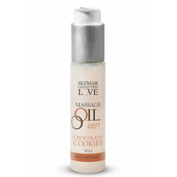 Huile de massage comestible cookie chocolat 50ml 