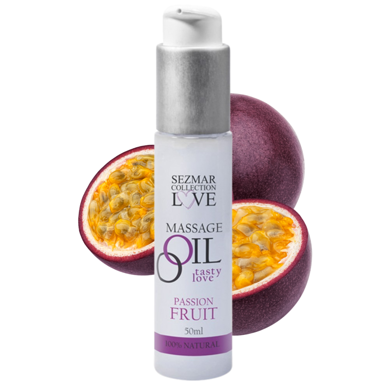 Huile de massage comestible Fruit de la passion 50ml