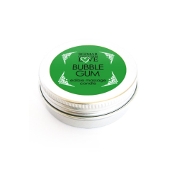 Mini Bougie de massage Bubble Gum 30ml 100% naturelle  
