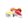 Mini Bougie de massage mousse de fraise 30ml 100% naturelle 