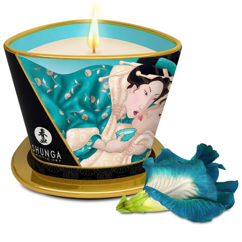 Bougie de massage fleurs des iles 170ml 
