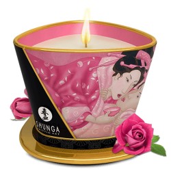 Bougie de massage à la rose 170ml 