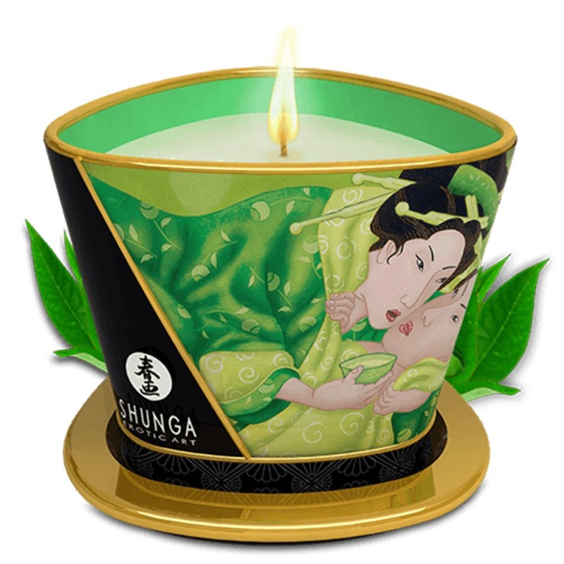 Bougie de massage thé vert 170ml 