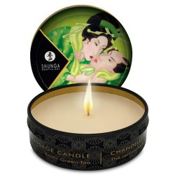 Mini bougie de massage thé vert 30ml 