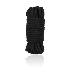 Corde bondage noir 10 mètres 