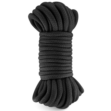 Corde de bondage shibari noire 10M 