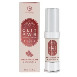 Baume stimulant chauffant pour clitoris Menthe Chocolat 15ml 