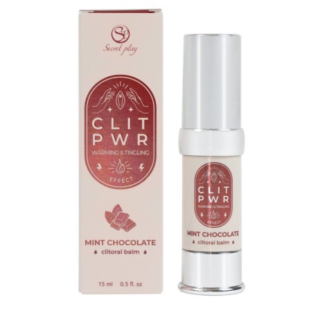 Baume stimulant chauffant pour clitoris Menthe Chocolat 15ml 
