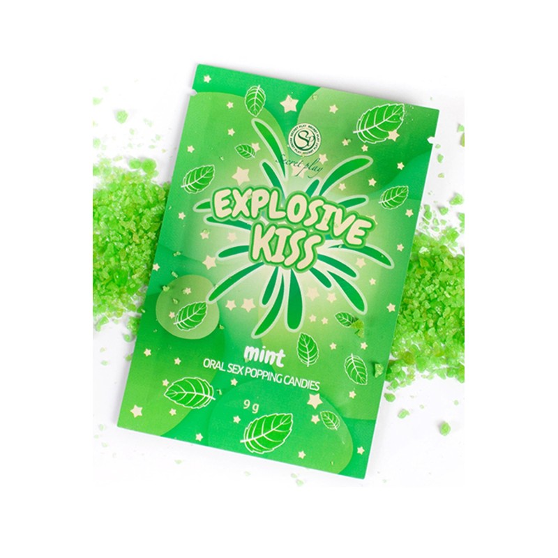 Bonbons pétillants à la menthe spécial sexe oral 