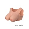 Buste seins réaliste couleur peau claire Taille L Bonnet E 
