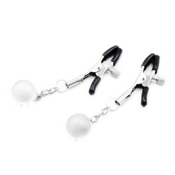 Pinces à seins réglables avec bijoux 