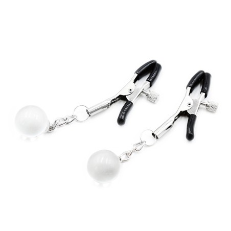 Pinces à seins réglables avec bijoux 