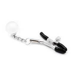 Pinces à seins réglables avec bijoux 