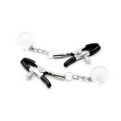 Pinces à seins réglables avec bijoux 