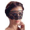 Masque pour les yeux en dentelle noire avec lien à nouer - Cottelli