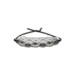 Masque pour les yeux en dentelle noire avec lien à nouer - Cottelli