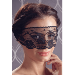 Masque pour les yeux en dentelle noire avec lien à nouer - Cottelli