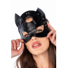 Masque félin en faux cuir - Mapalé